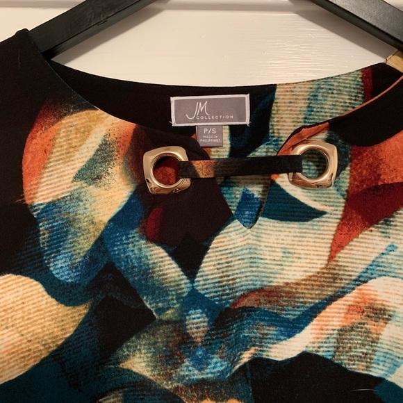 JM Collection Multicolored Blouse - Picture 4 of 4